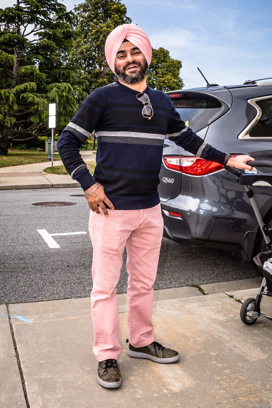 Once you've photographed a suburban Sikh dad in coordinated shades of pink, you've reached some kind of visual pinnacle...
Brisbane, California, April 2019